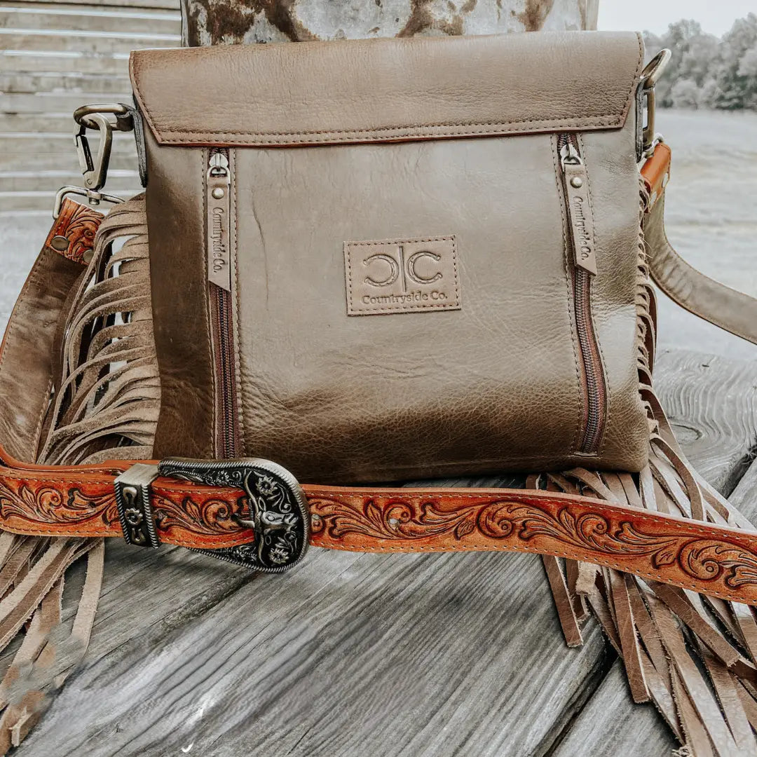 Georgia Cowhide Crossbody